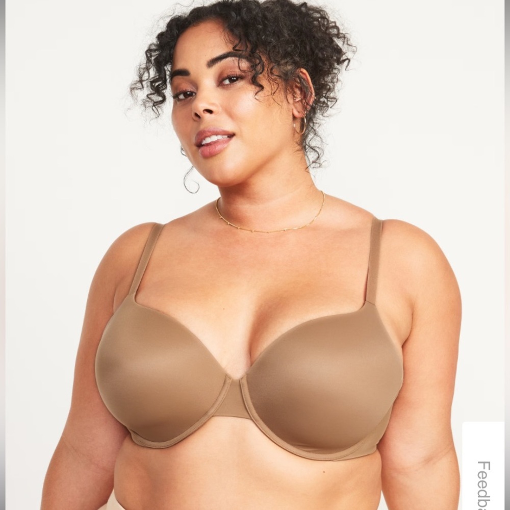 40DD- Black Smoothing full coverage bra-New
